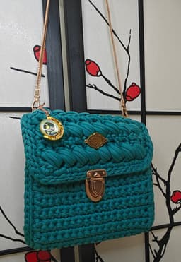 Model 130 Handmade Bag/Crochet Bag/Knitted Bag