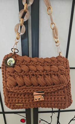 Model 135 Handmade Bag/Crochet Bag/Knitted Bag