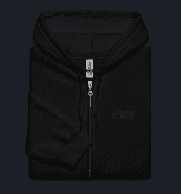 DarkNOUNs Unisex Zip-Up Embroidered Hoodie ⌐◨-◨