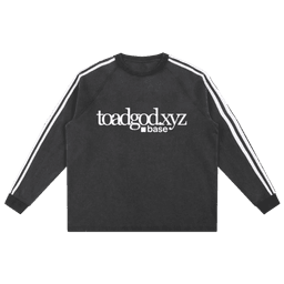 toadgod.xyz snow-washed sweatshirt