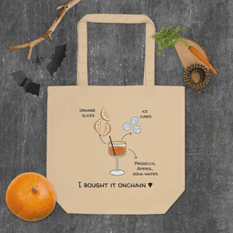 Slice Tote Bag "I bought it onchain"