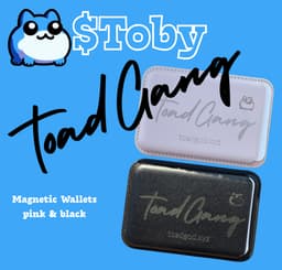 Toby Magnetic Wallet Black