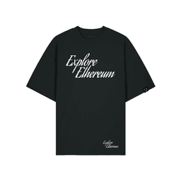 Explore Ethereum T-Shirt: Black