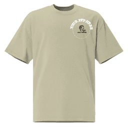 Oversized faded t-shirt (embroidered PFP)