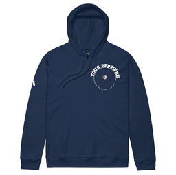 Adidas fleece hoodie (embroidered PFP)