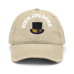 Distressed Dad Hat (embroidered PFP)